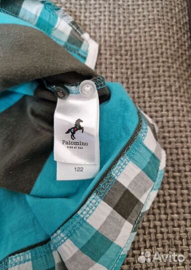 Лонгслив рубашка для мальчика 122