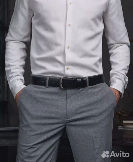Ремень кожа в подарочной коробке новый