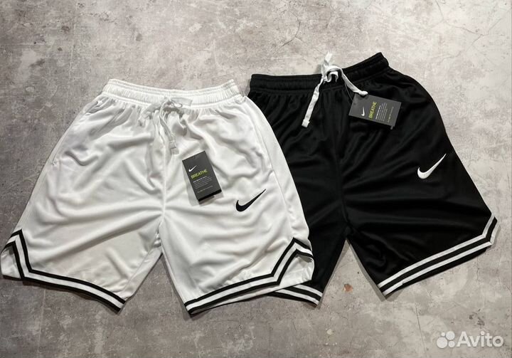 Шорты Nike черные/белые (Арт.82246)