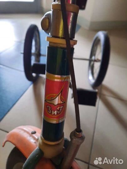 Детский трехколесный велосипед СССР Зиф Космос