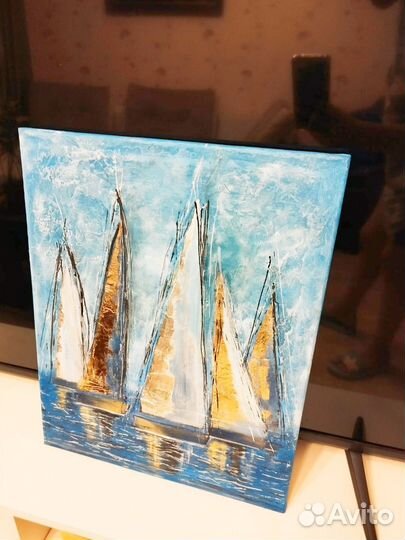 Картина акрилом на холсте