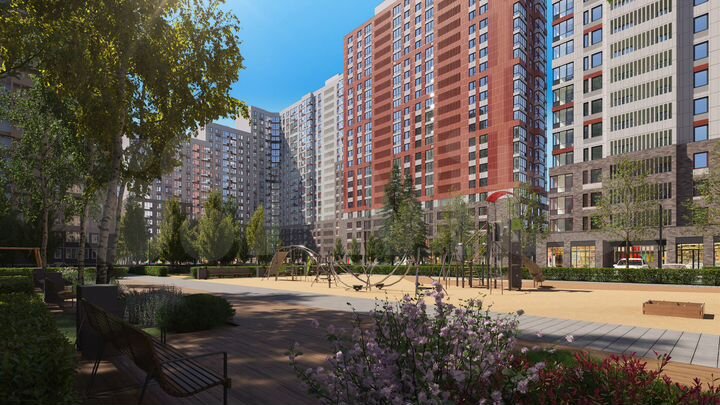 2-к. квартира, 43,4 м², 15/22 эт.