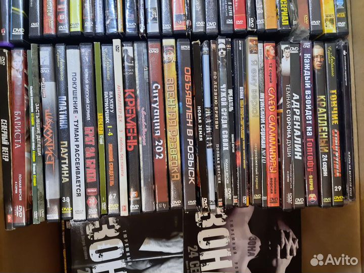 Фильмы,сериалы на dvd(20шт.)б.у
