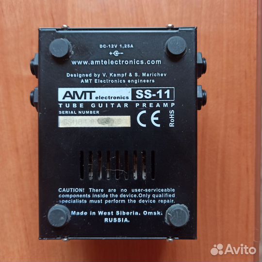 Гитарная педаль - ламповый преамп