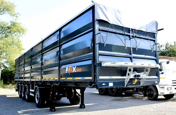 Полуприцеп зерновоз FOX Trailer Зерновоз-бортовой 3+1, 2023