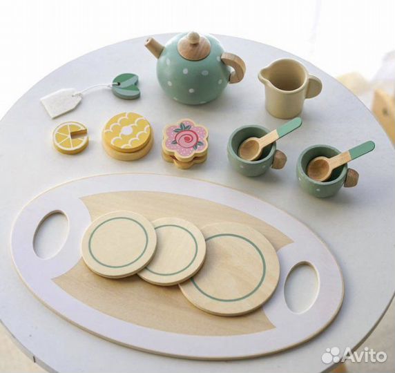 Чайный набор деревяный