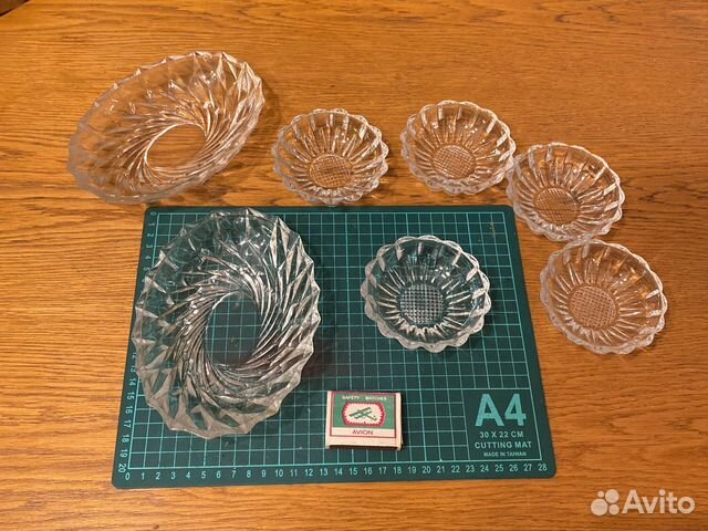 Посуда вазочка блюдце миска стекло