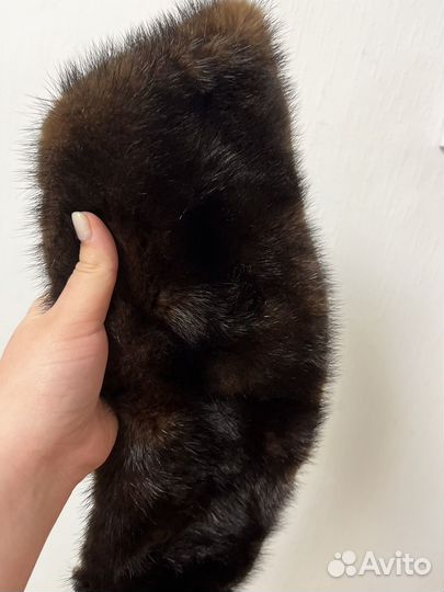 Норковый воротник шкурка