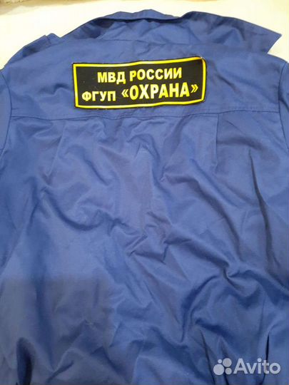 Форма охраны синяя