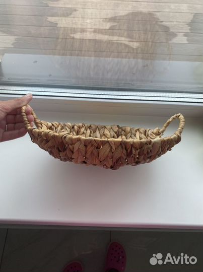 Корзина плетёная новая