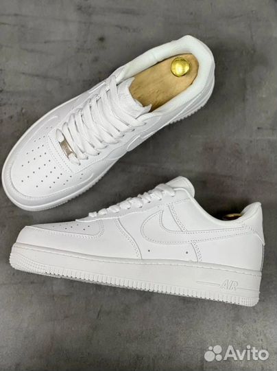 Кеды кроссовки мужские Nike Air Force 1 белые