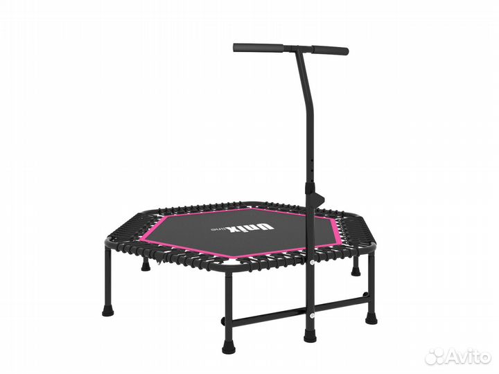 Батут unix Line fitness Pink (130 cm)