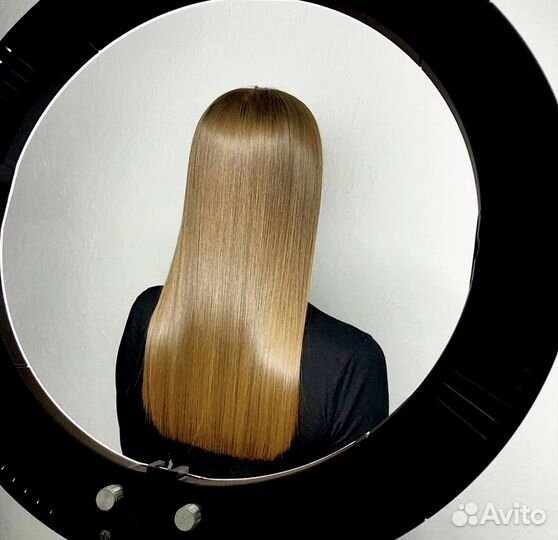 Кератиновое выпрямление Ботокс волос Нанопластика