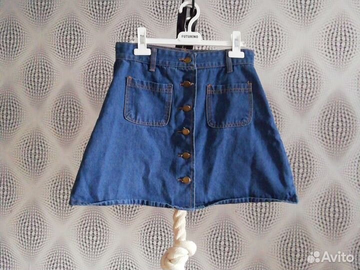 Джинсовая юбка женская