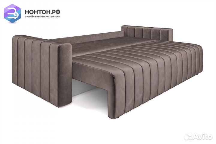 Диван еврокнижка Лондон светло-коричневый