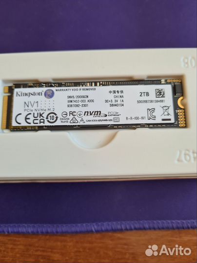 SSD 2Tb Kingston NV1 (snvs/2000G)