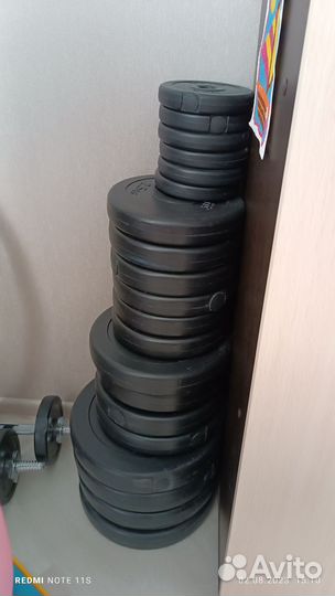 Блины для штанги обрезиненные