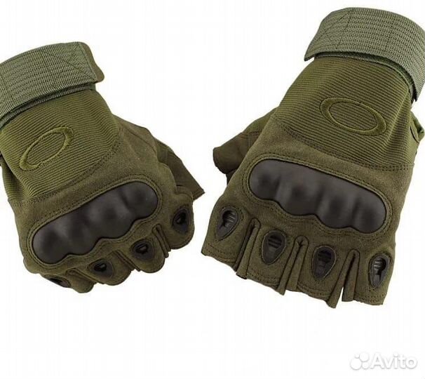 Перчатки тактические короткие с кевларом