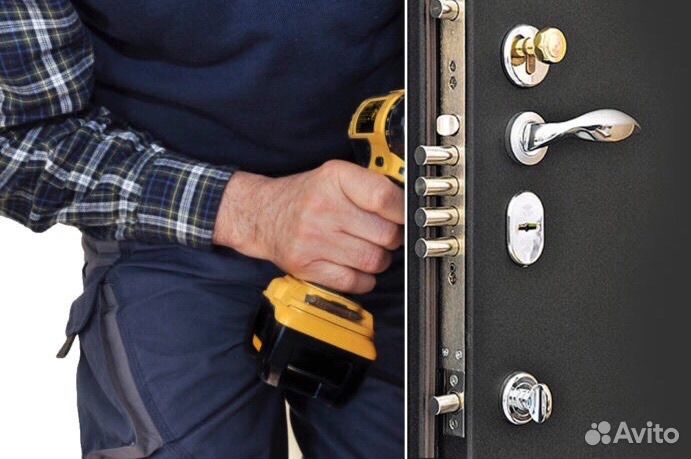 Ремонт замена замков ручек личинок, вскрытие двери