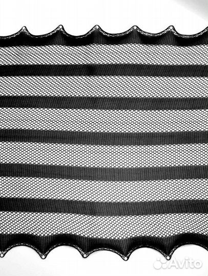 Кружевной ритуальный шарф на голову 35 * 145 см