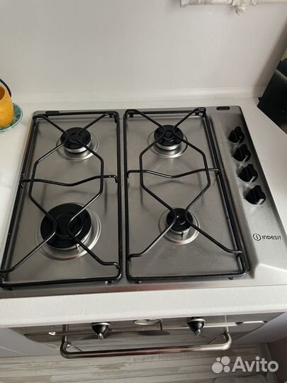 Встаиваемая газовая варочная поверхность indesit