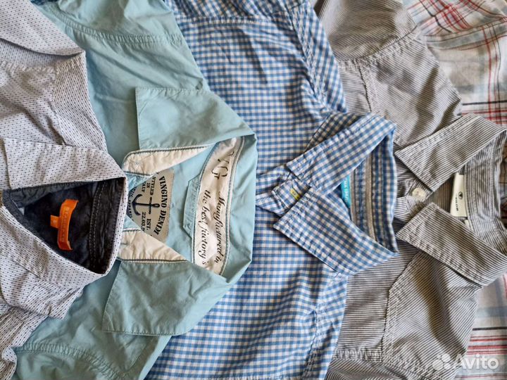 Рубашки брендовые р. 134-140