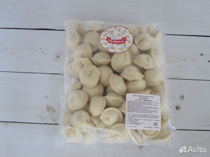 Ручная лепка пельмени Куриные со сливками домой