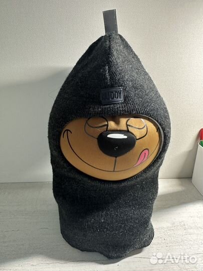 Шапка шлем зимняя для мальчика 54