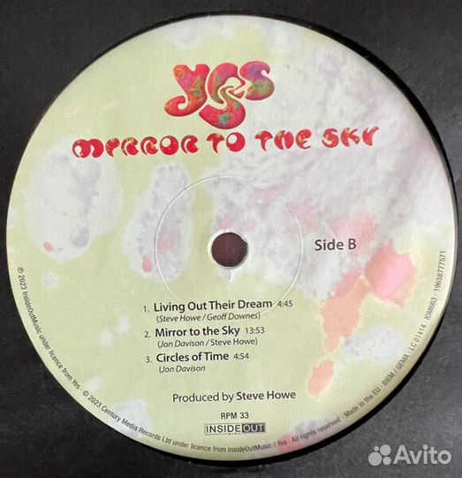 Виниловая пластинка Yes - Mirror To The Sky (2LP)