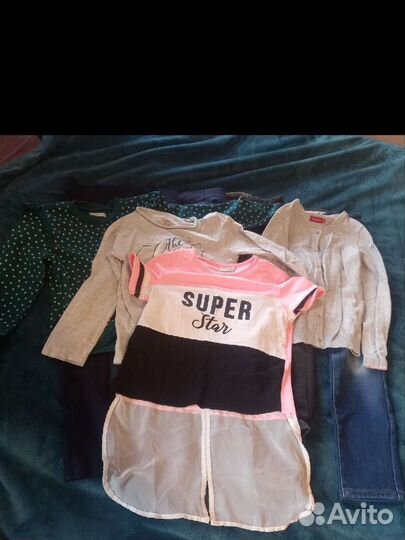 Вещи пакетом на девочку 140