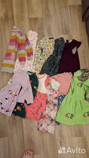 Вещи пакетом на девочку 92-98 см