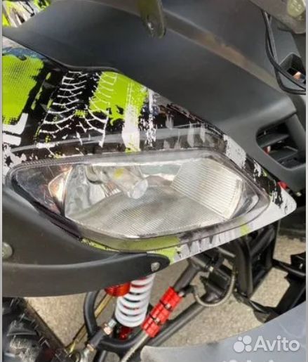 Квадроцикл Grizzly 250cc желто-черный