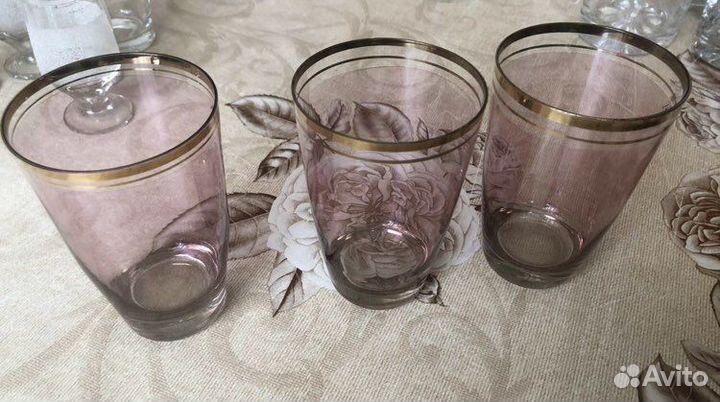 Фужеры и бокалы прошлых лет