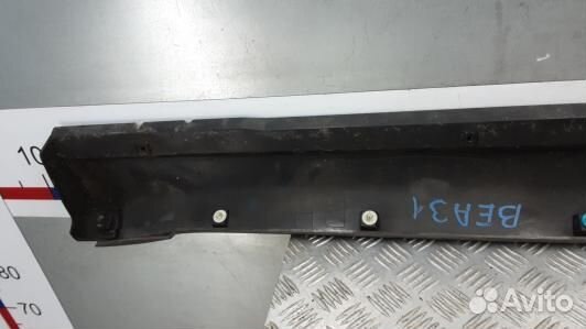 Накладка на порог mitsubishi outlander 2 (BEA31GZ0