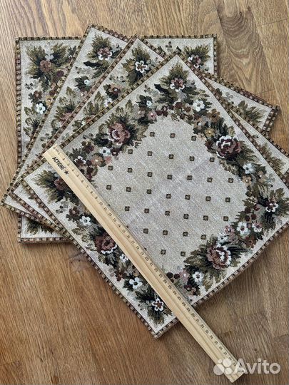 6 салфеток сервировочных не намокающих