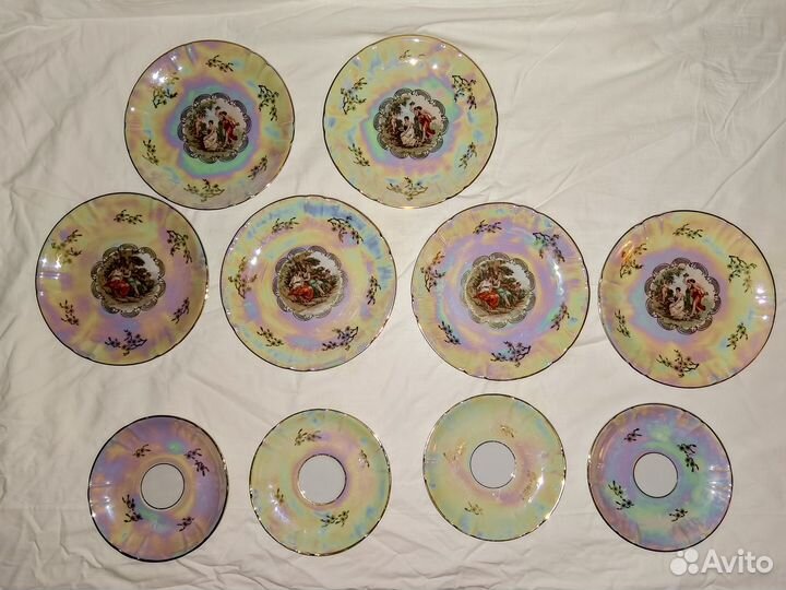 Тарелки фарфор Oscar Schlegelmilch GDR 10 шт