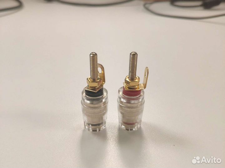 Зажимы, клеммы, коннекторы для акустики. Пара