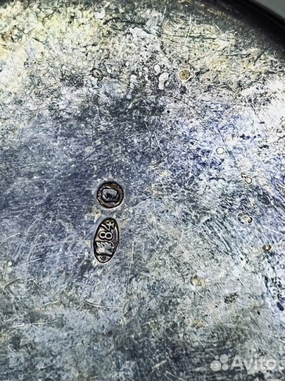 Серебряный чеканный стакан