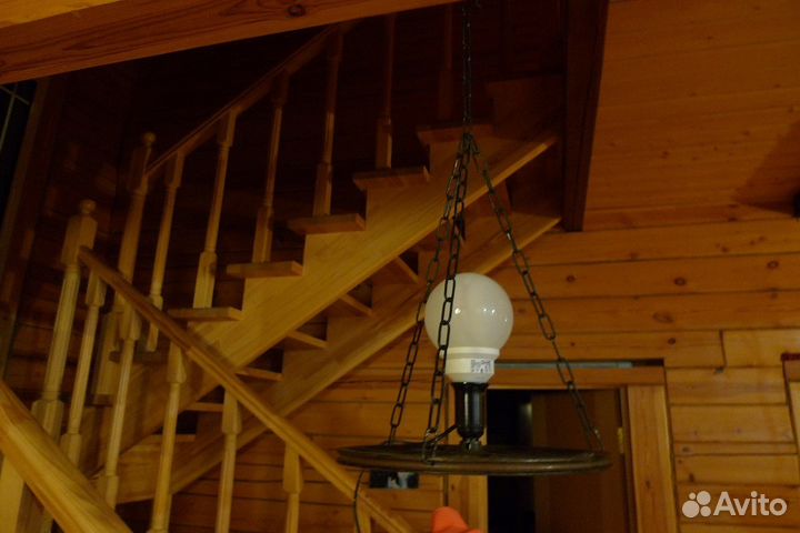 Люстра авторская круглая колесо