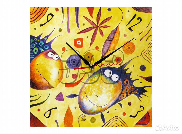 Часы Sea Fish (прессованный картон) (15978)