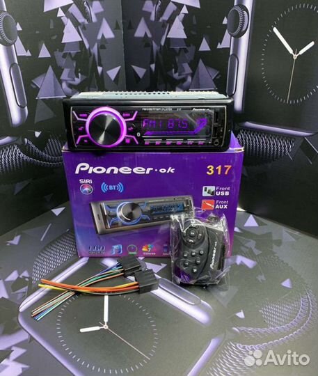 Новая автомагнитола Pioneer + пульт управления