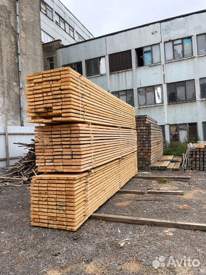 Доска обрезная 50х200х6000мм