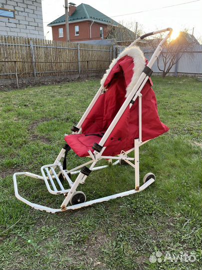 Детские санки коляска