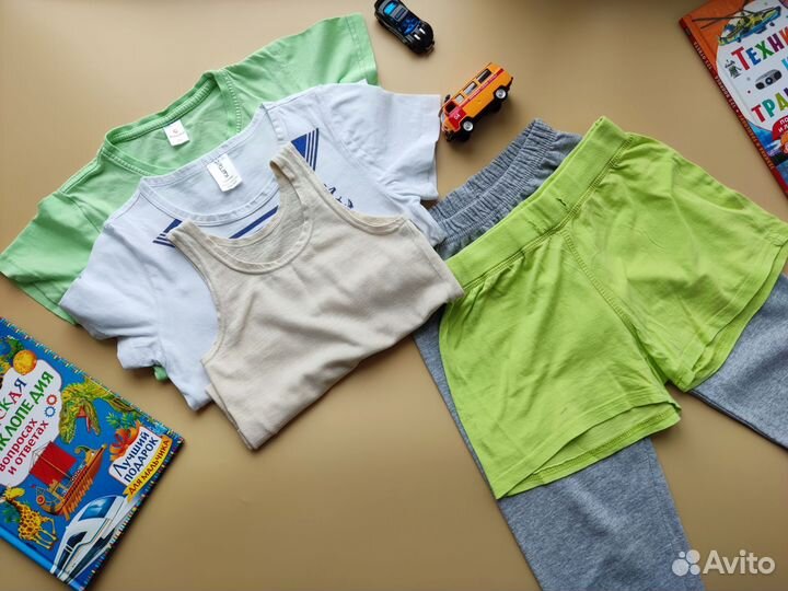 Детские вещи пакетом на мальчика 110 116