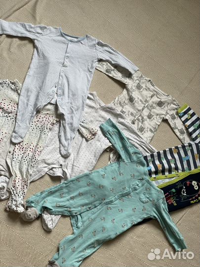 Детские вещи пакетом 0-3