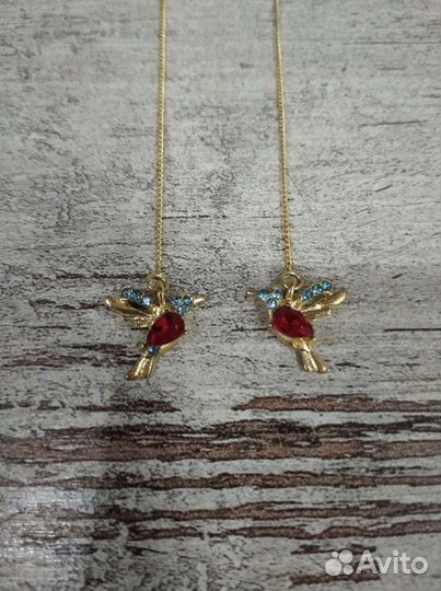 Серьги новые