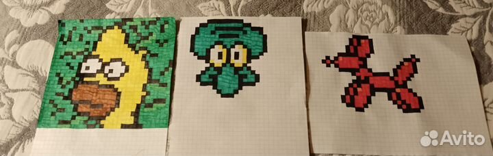 Рисунки по клеточкам