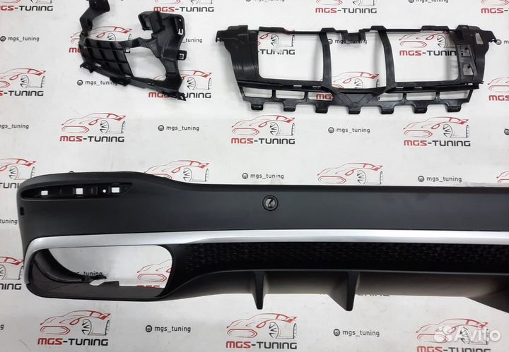 Диффузор 63 AMG Chrome на Mercedes GLS-Class X167