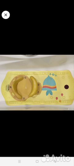 Коврик для ванной со стульчиком roxy kids