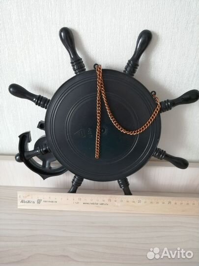 Зеркало штурвал +термометр. СССР